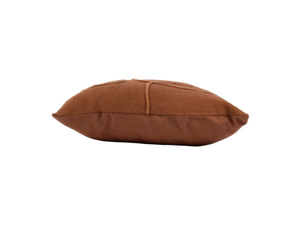 Coussin Arty terracotta 45x45 