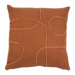 Coussin Arty terracotta 45x45 